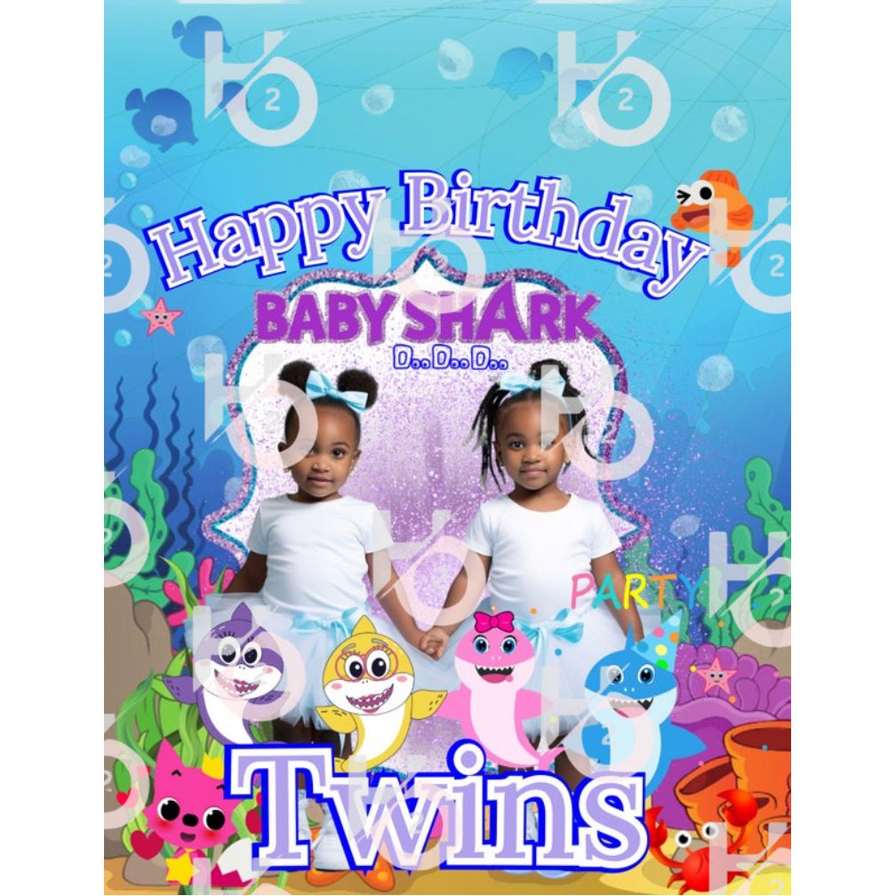 Baby Shark 2 themed Party Favors