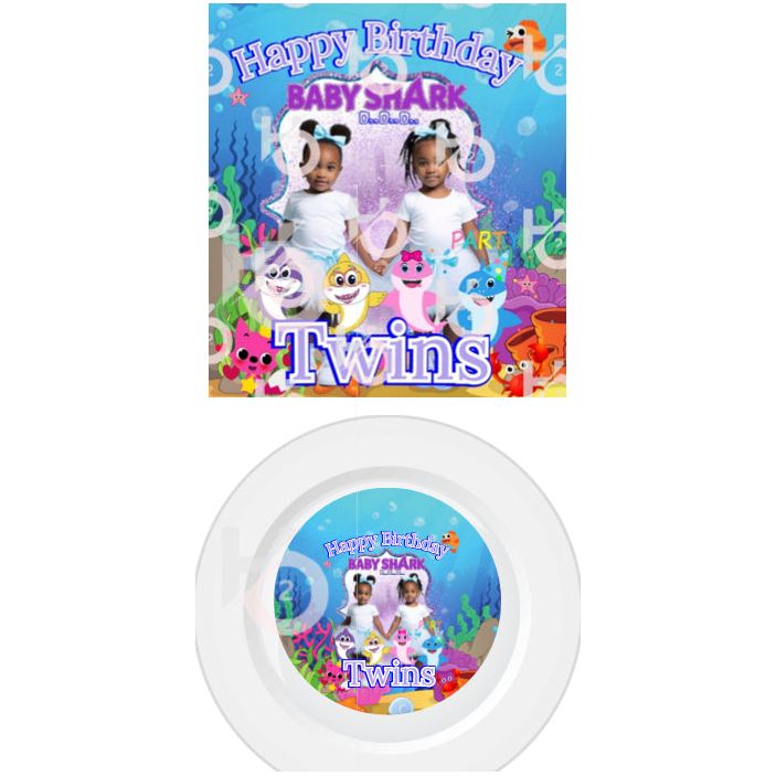 Party Plates and Napkins-50 piece