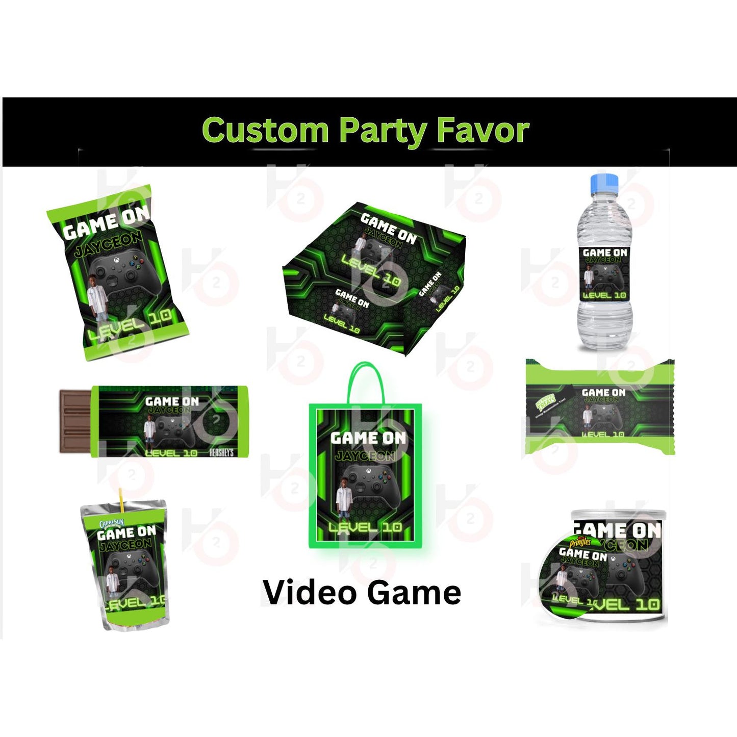 Game On themed Party Favors