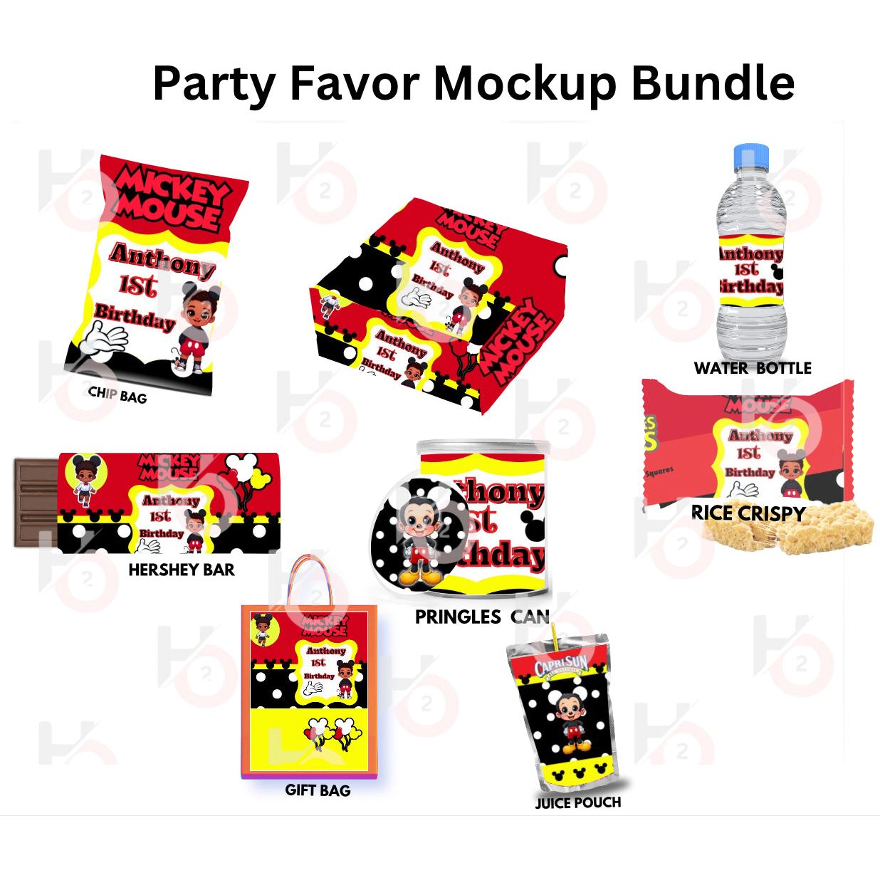 Mickey 2 themed Party Favors