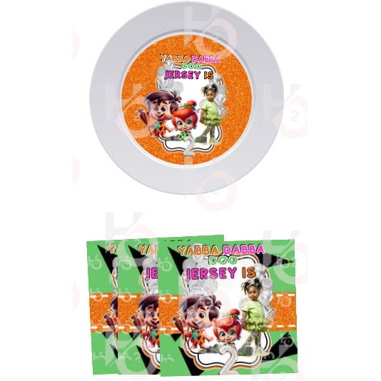 Party Plates and Napkins-50 piece